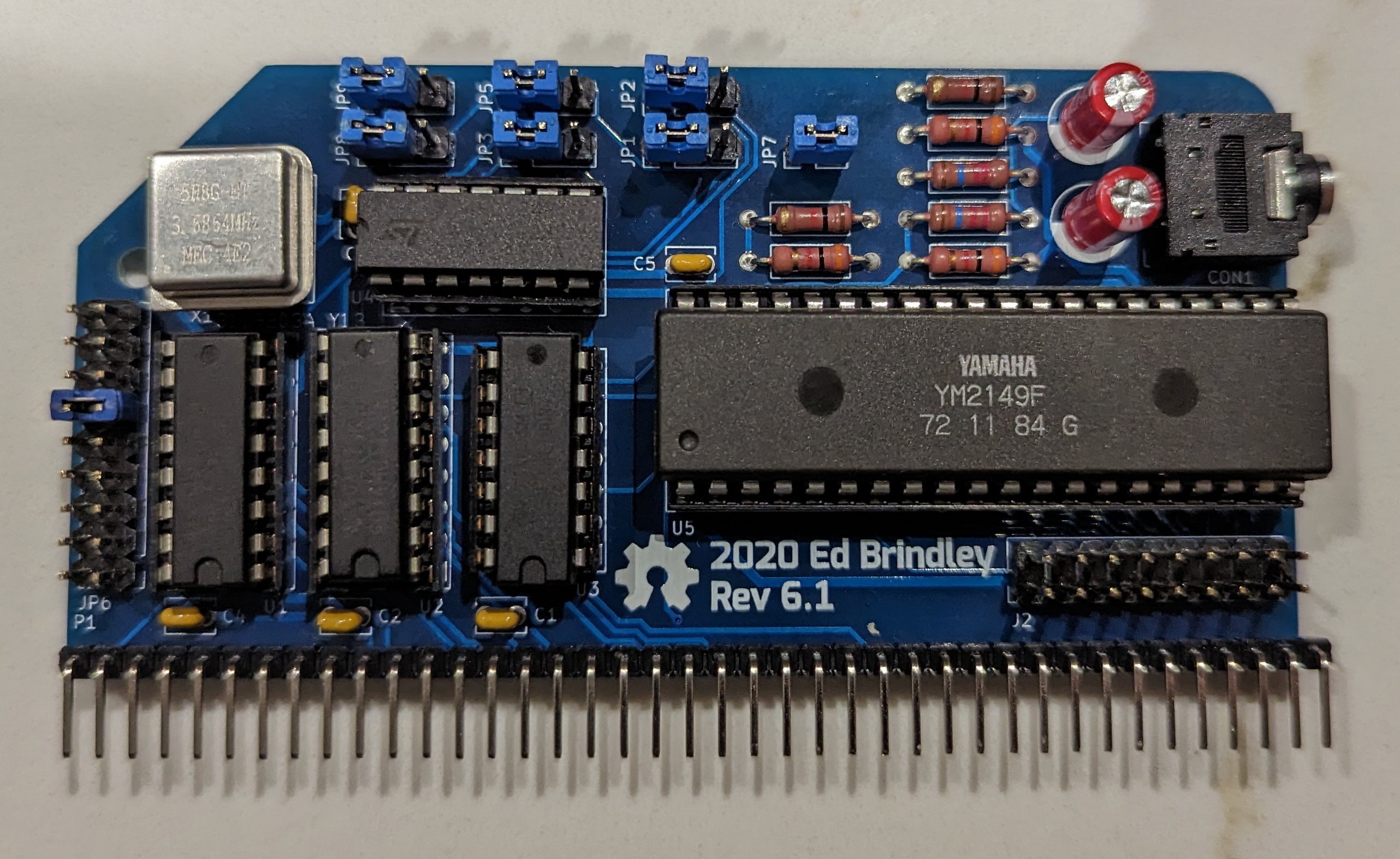 rc2014 ym2149 board, published by electrified