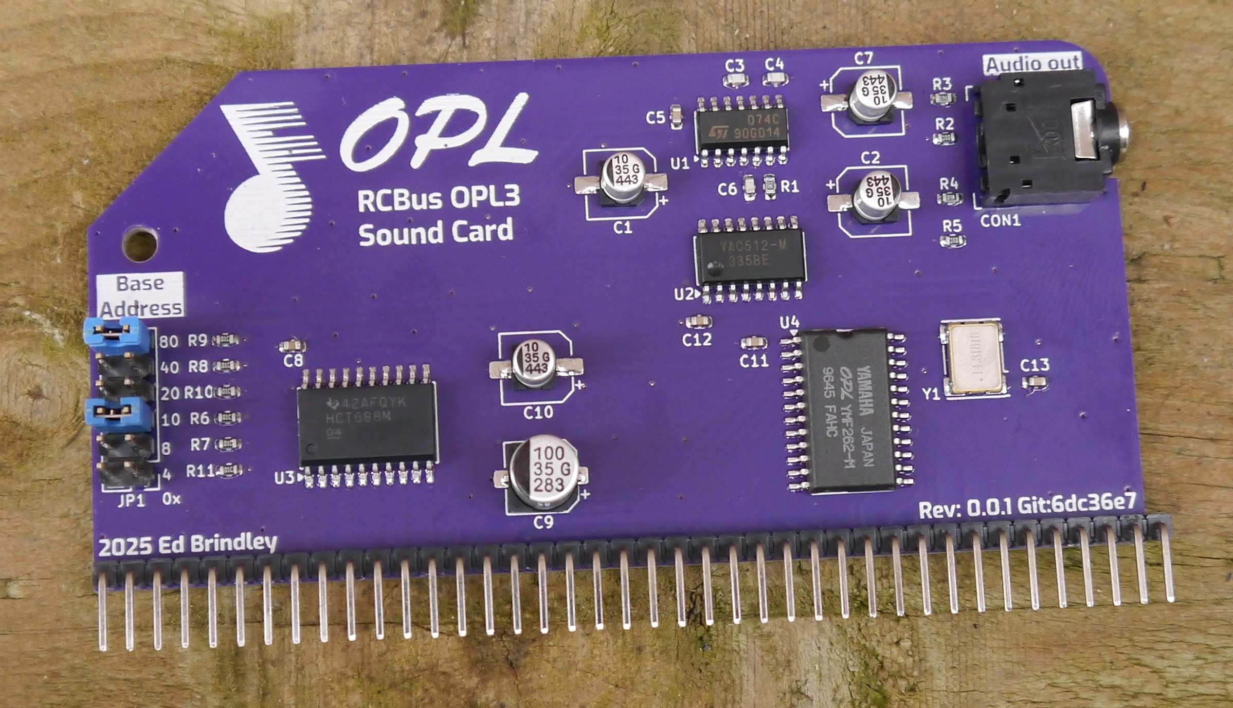 Rcbus opl3, from the project README