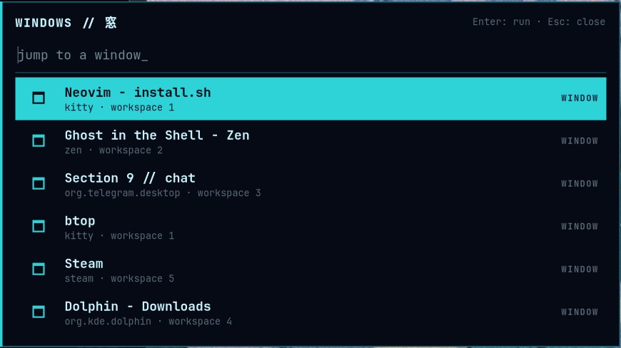 Window switcher