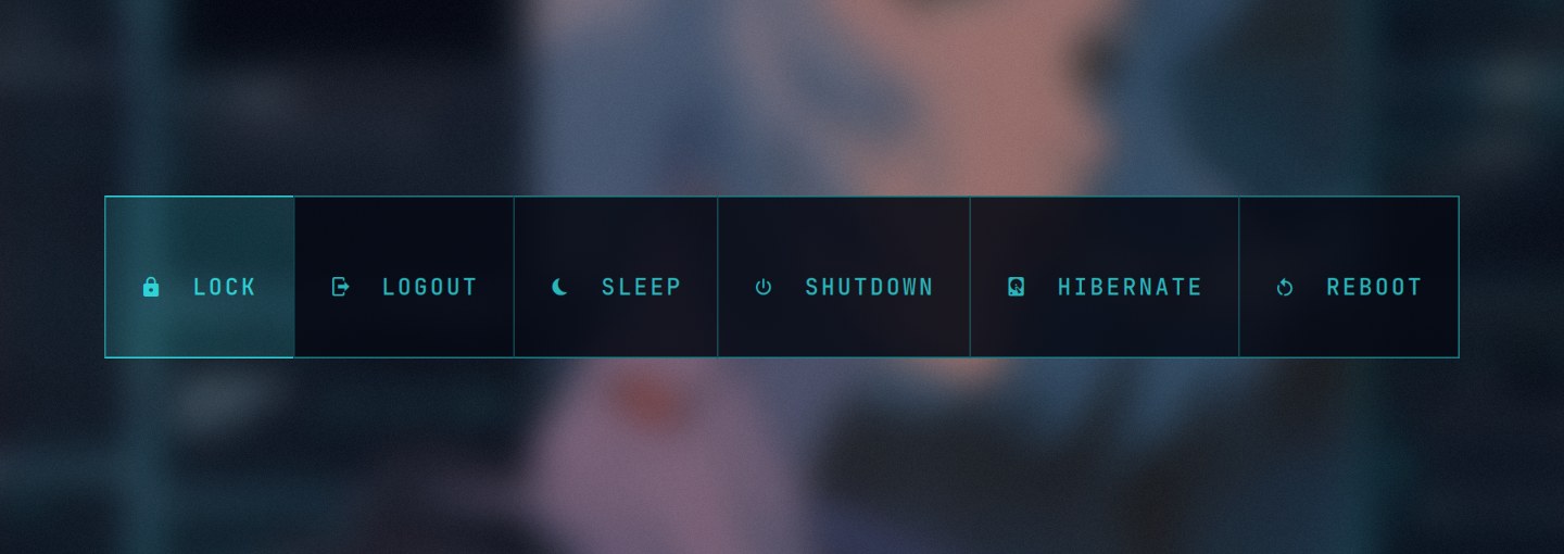 Power menu