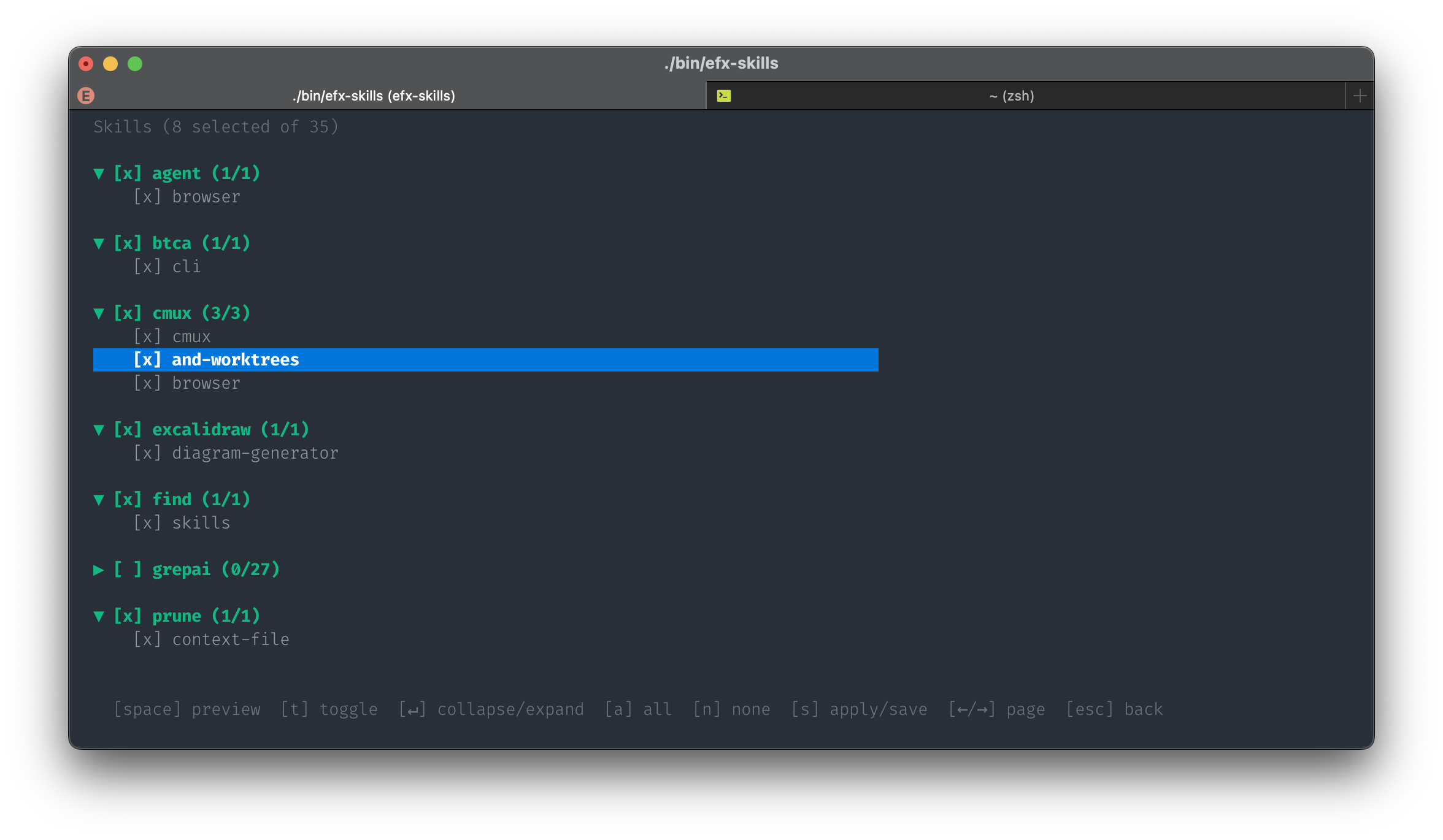 Manage Provider Skills