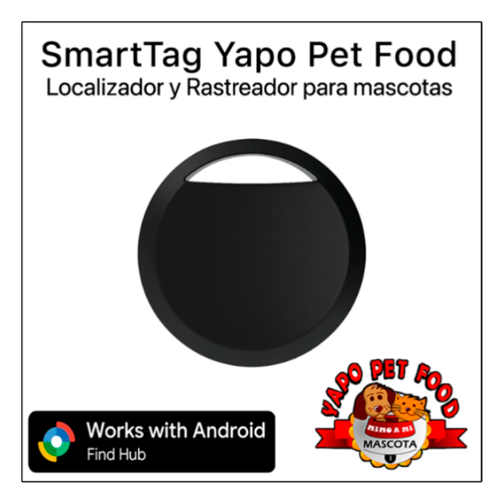 Maqueta de SmartTag personalizado con logo