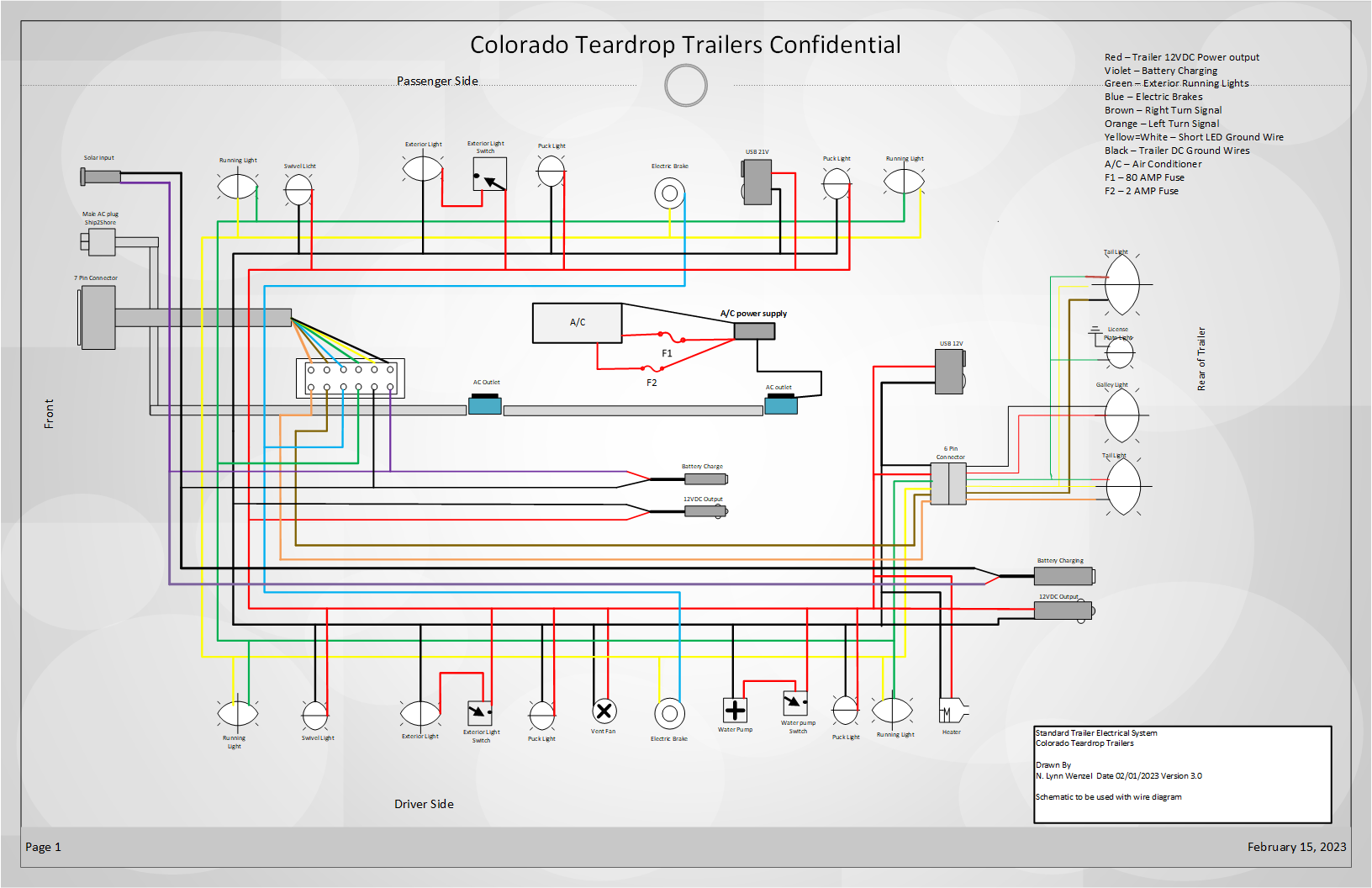 Colorado Teardrops Wiring Diagram