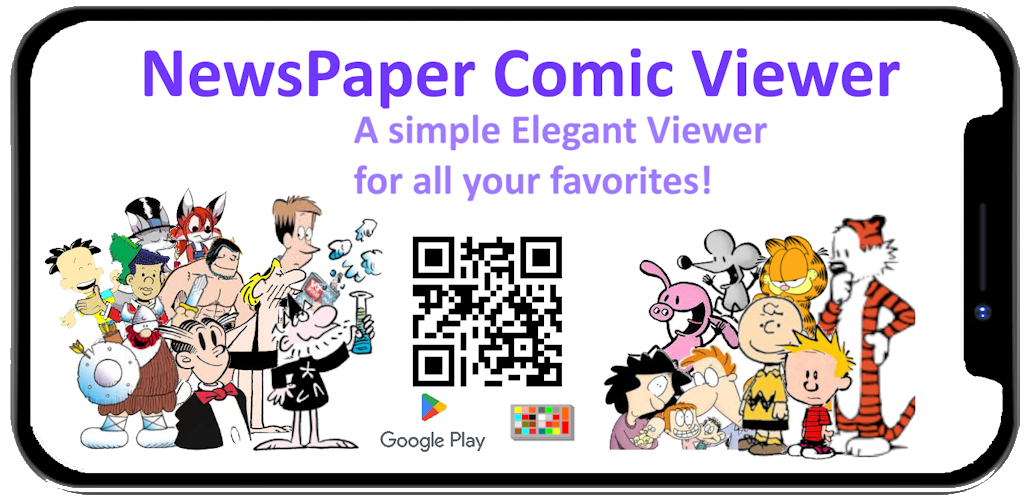 Newspaper comic strip viewer logo