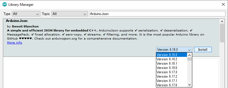 ArduinoJson