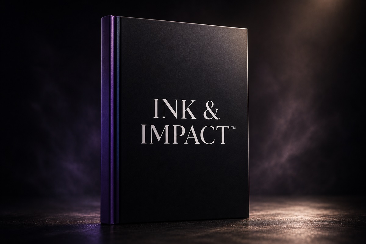 INK & IMPACT published book mockup