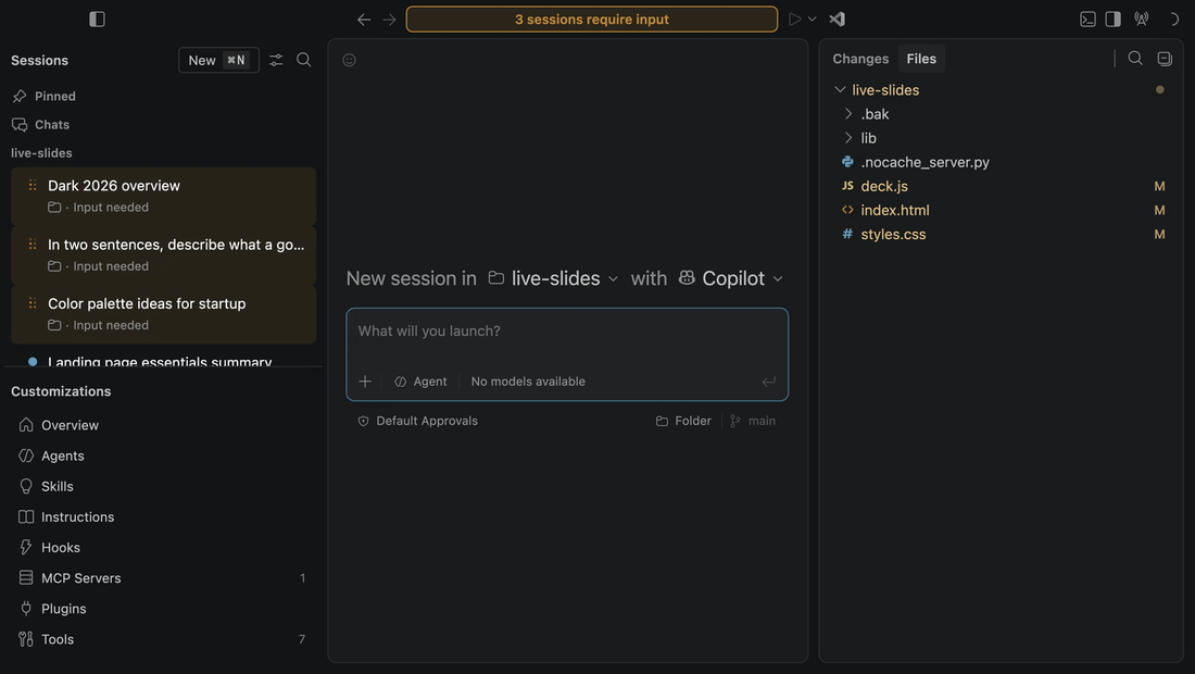 Current needs-input behavior