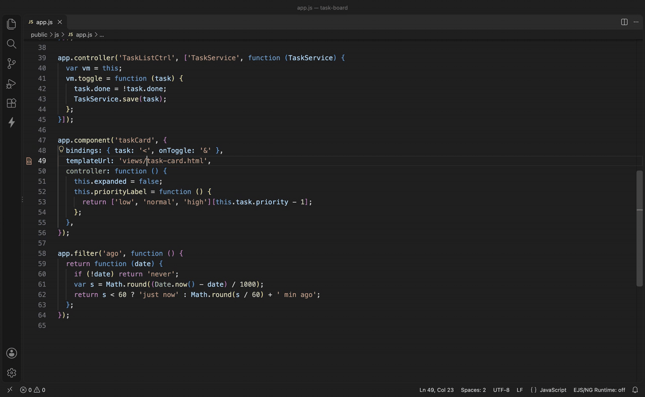 templateUrl hover and Go to Related