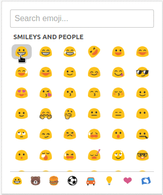 emoji-pane demo