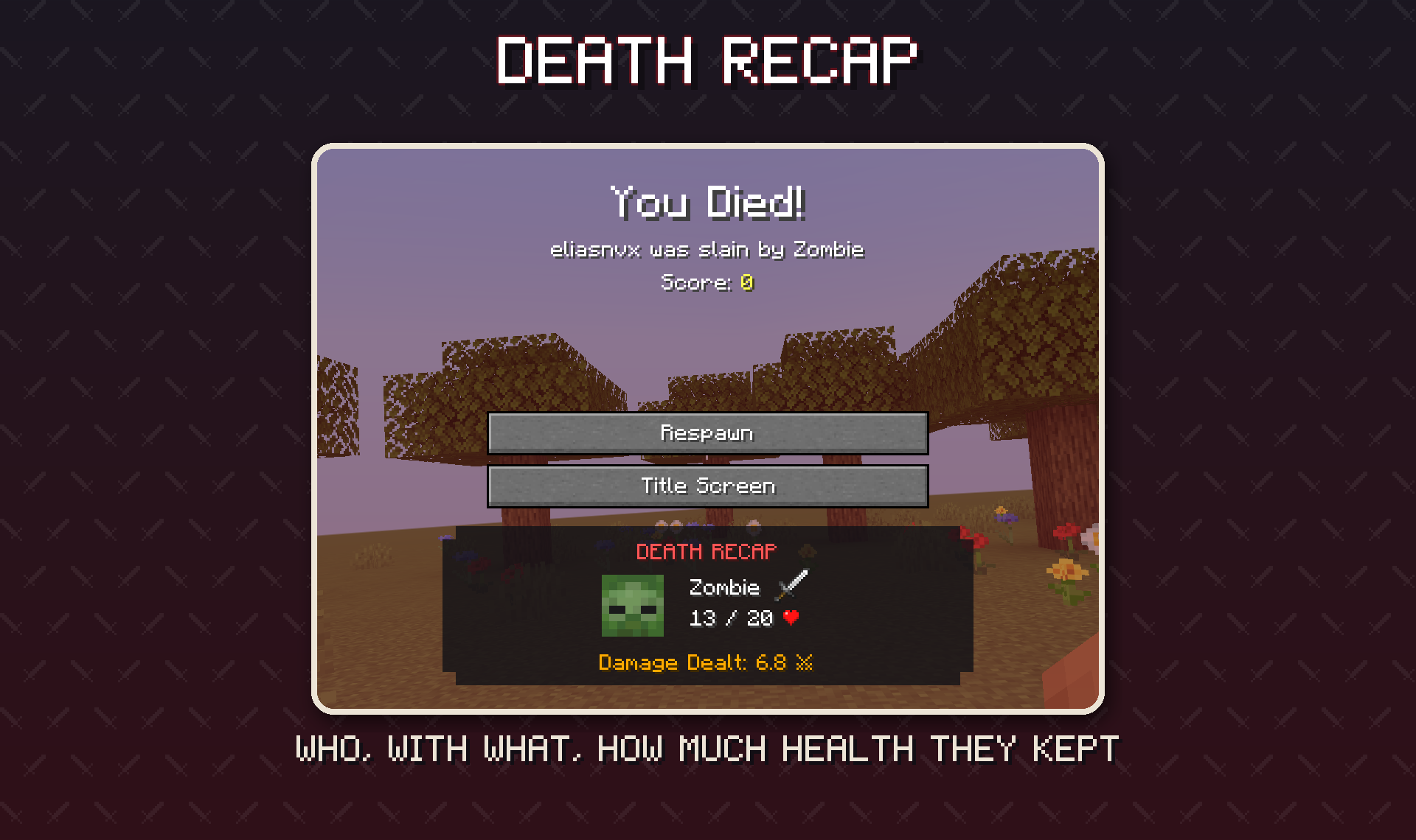 Death recap