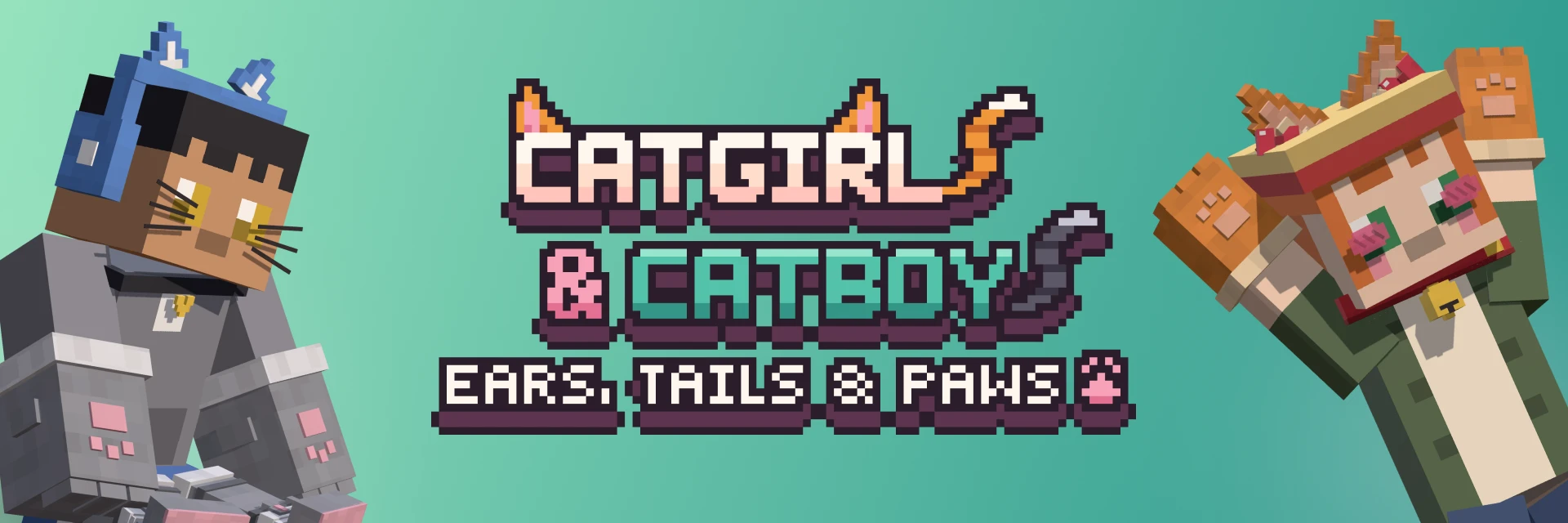 Catgirl & Catboy Mod: Ears, Tails & Paws