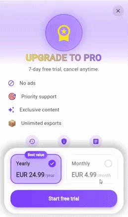 Smooth Paywall White