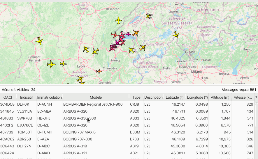 Demo of Flight Tracker Application