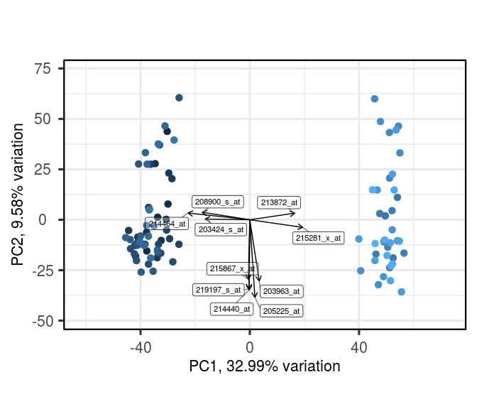 Figure 3: A bi-plot