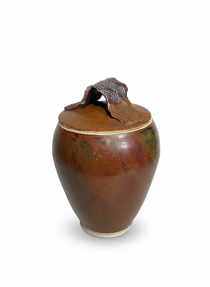 Brown Lid Ceramic — detail 3