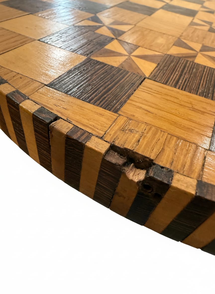 Inlaid Wood Platter — detail 3