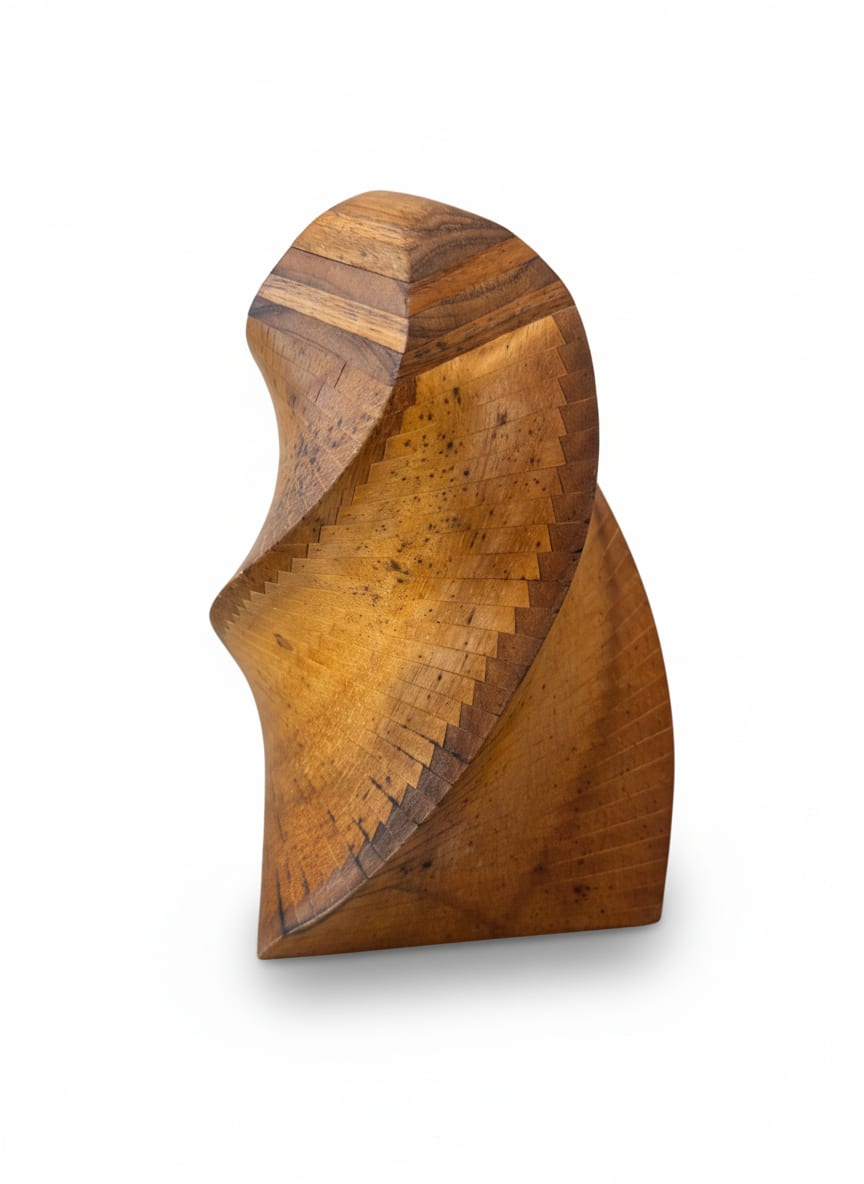 Wood Spiral Sculpture — detail 2