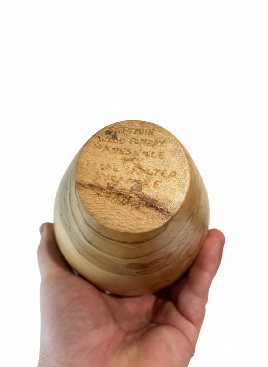 Studio Wood Vase — detail 2