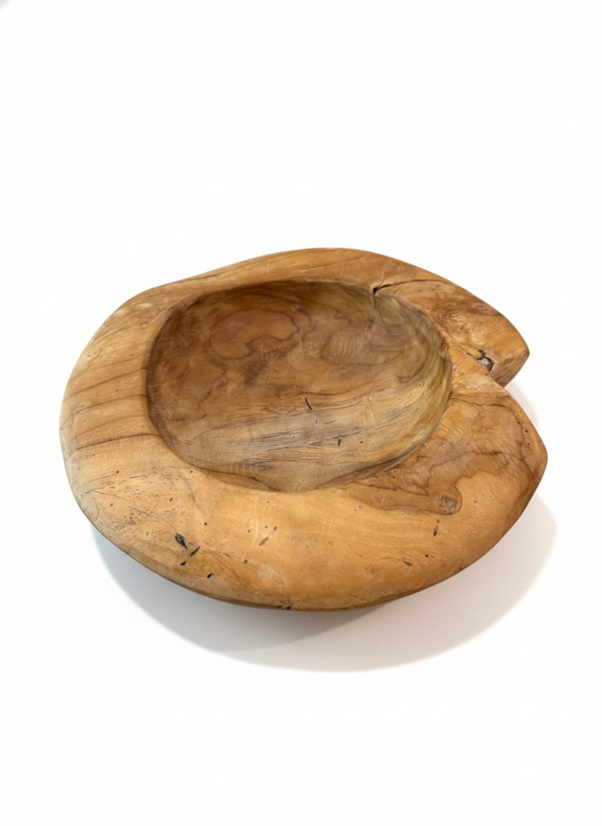 Olive Wood Bowl — detail 5