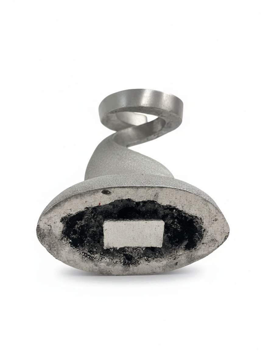 Aluminum Abstract Sculpture — detail 2