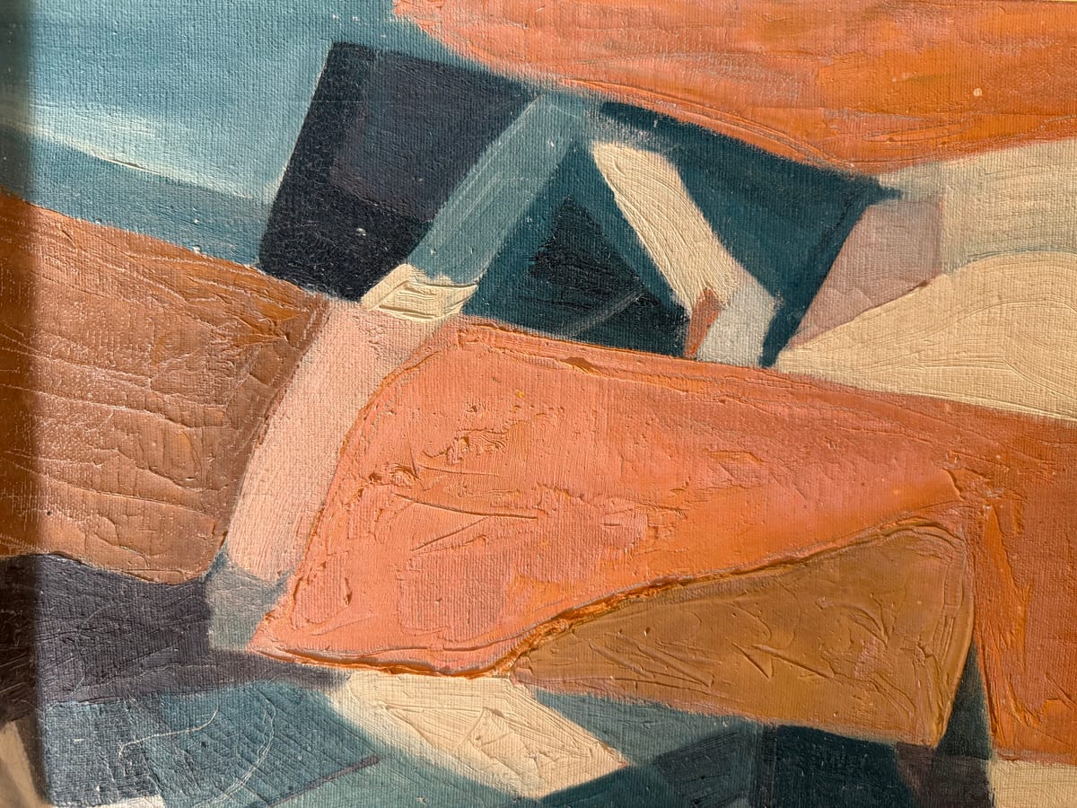 Painting Signed C. Jacobson 1968 — detail 4