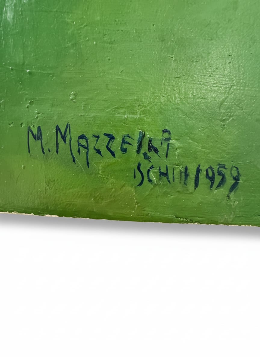 Large Painting by Mario Mazzella 1959 — detail 2