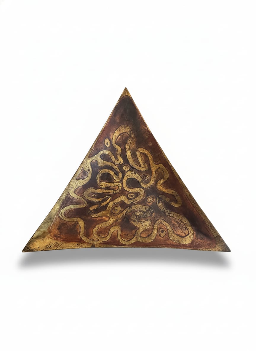Triangular Mixed Metal Art