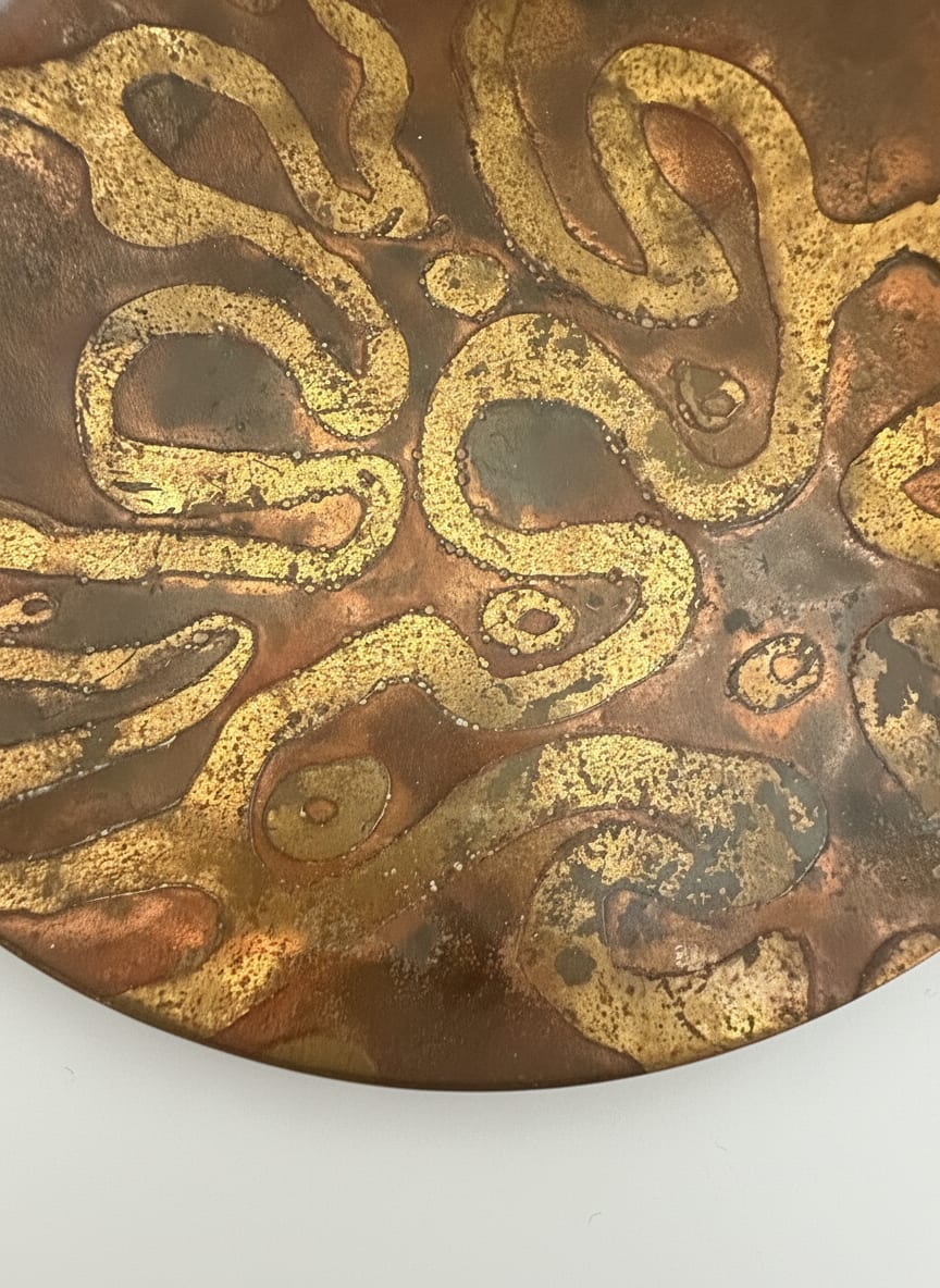 Triangular Mixed Metal Art — detail 3