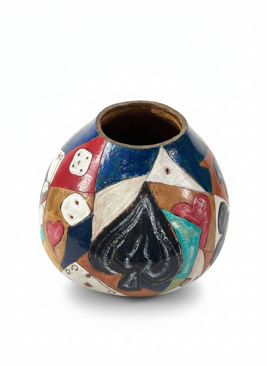 Playing Card Gourd — detail 2