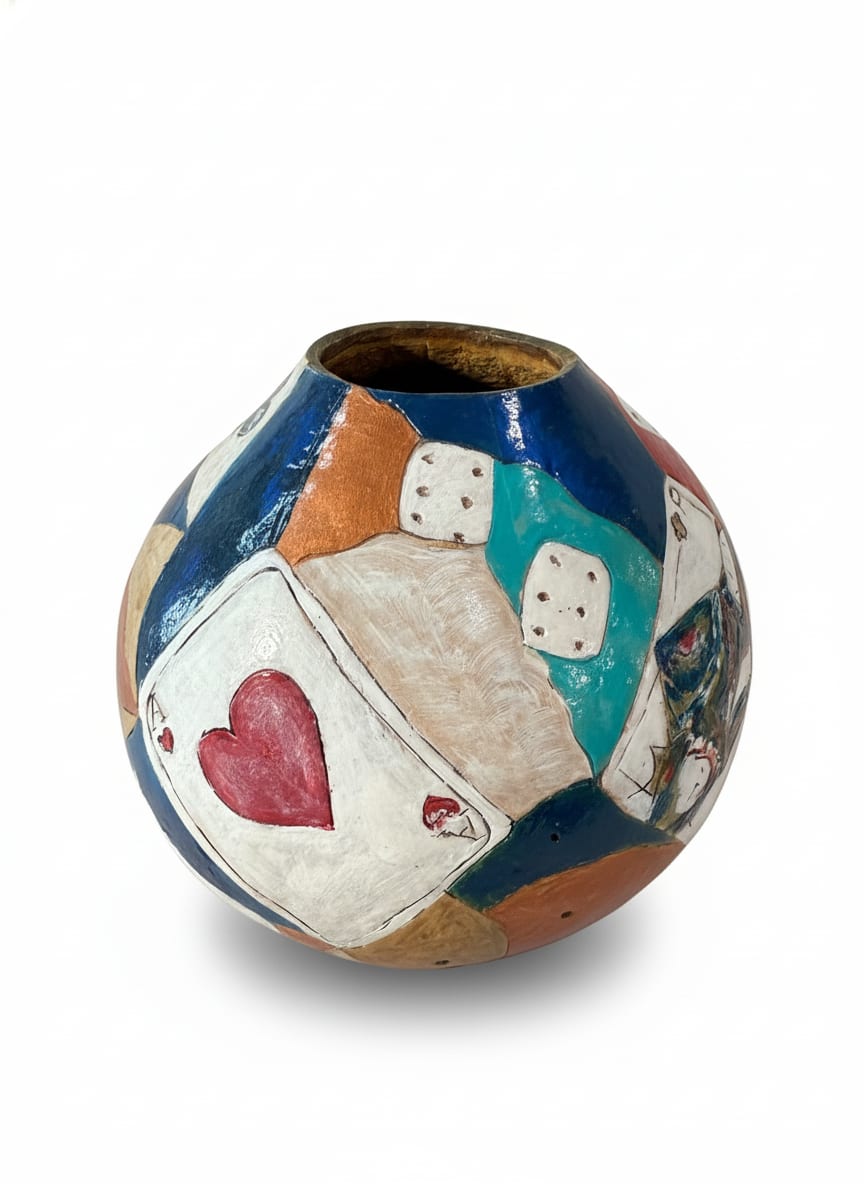 Playing Card Gourd — detail 3