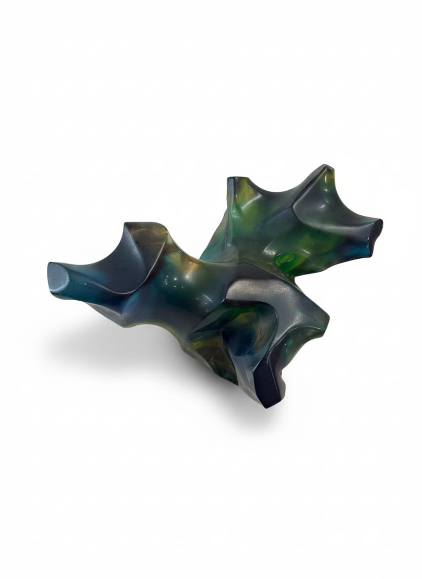 Green Acrylic Sculpture