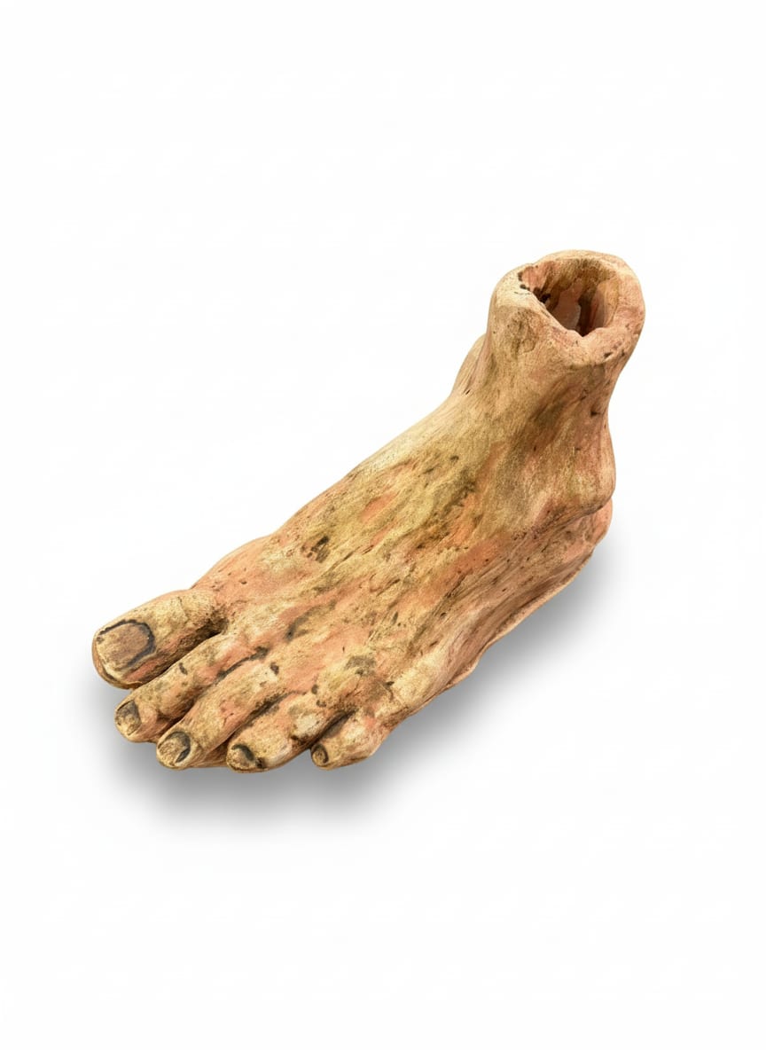 Ceramic Foot Sculpture