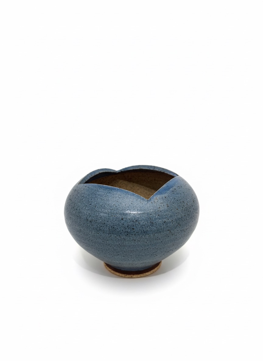 Speckled Blue Vase