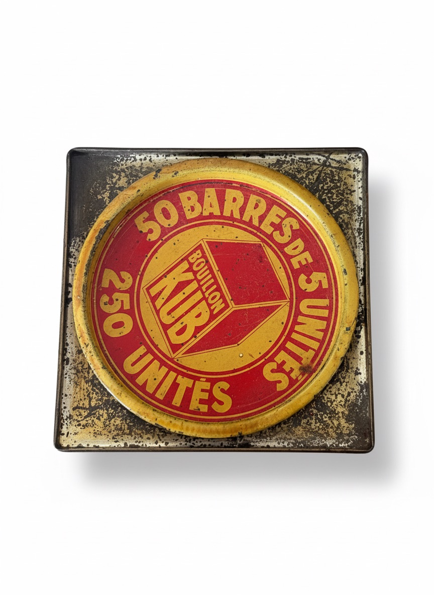French Bouillon Kub Tin — detail 3