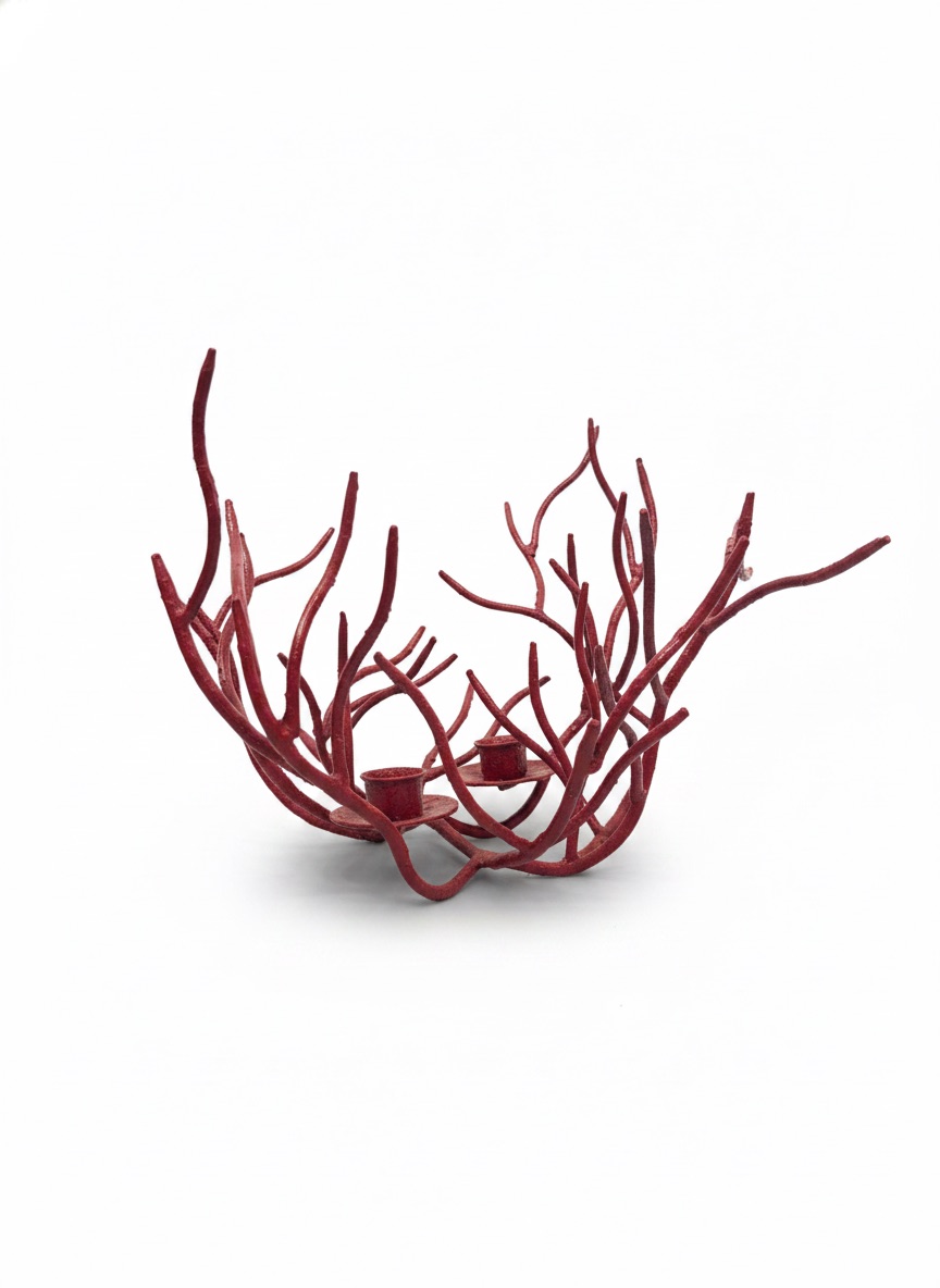 Red Candelabra Antlers — detail 2
