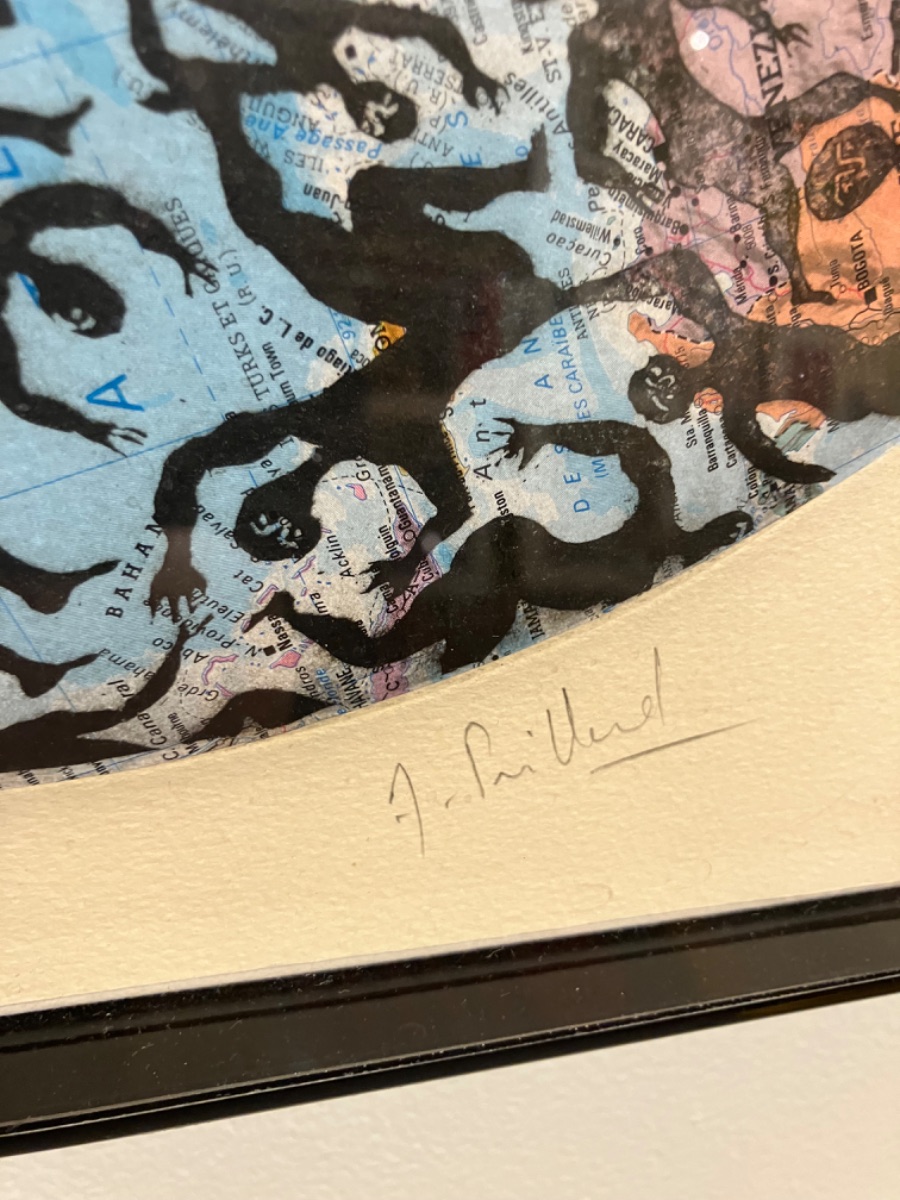 Circular Abstract Print — detail 2