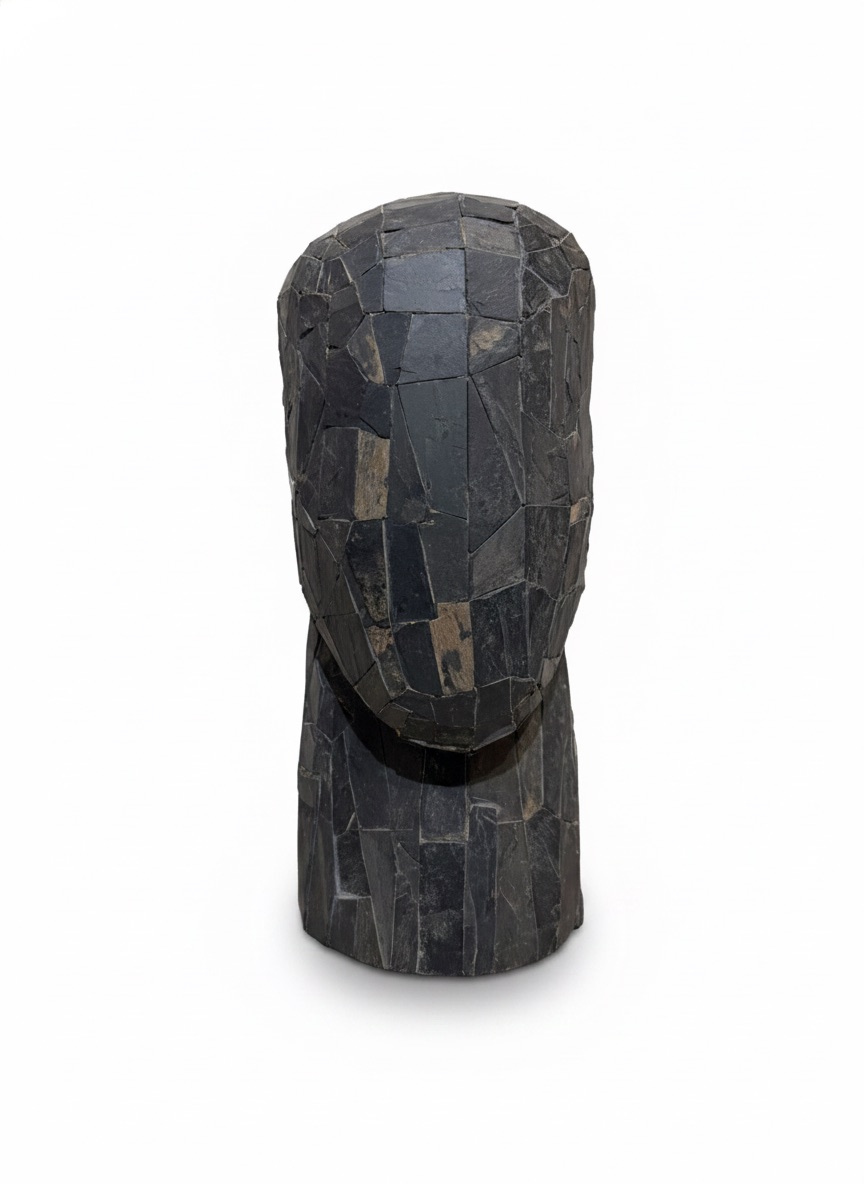 Minden Ohira Slate Bust — detail 2