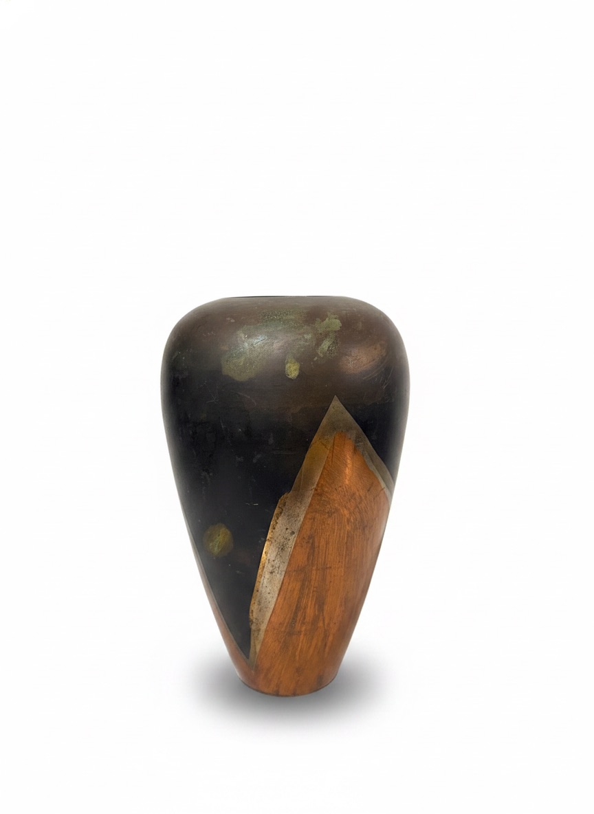 Mixed Metal Vase — detail 2