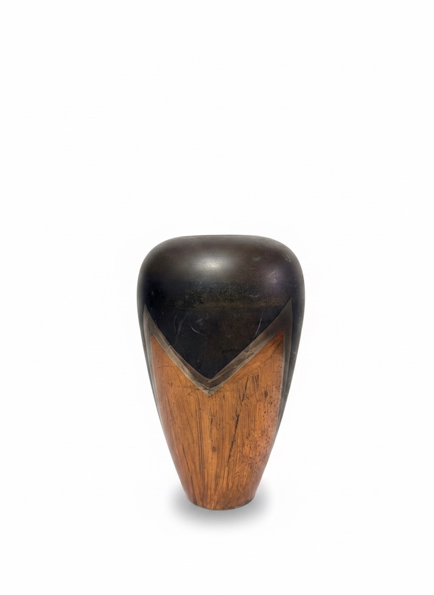 Mixed Metal Vase — detail 3