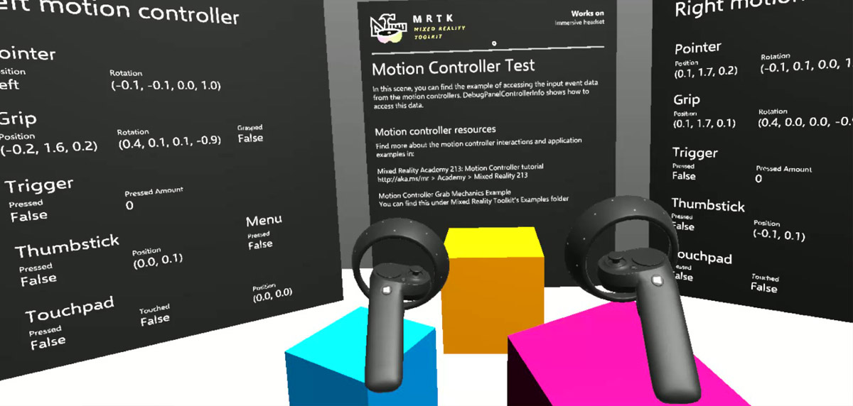 Motion Controller tests