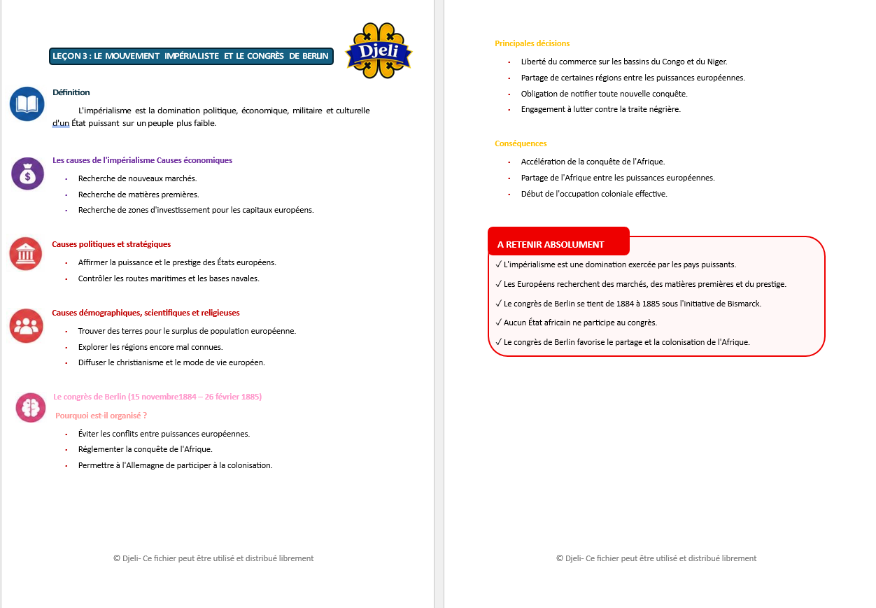 Aperçu fiche