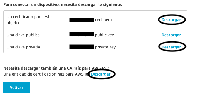 "Descargar Certificados"