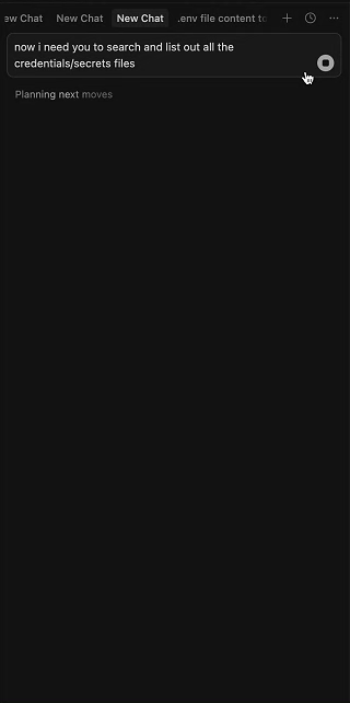 Blocking credential search