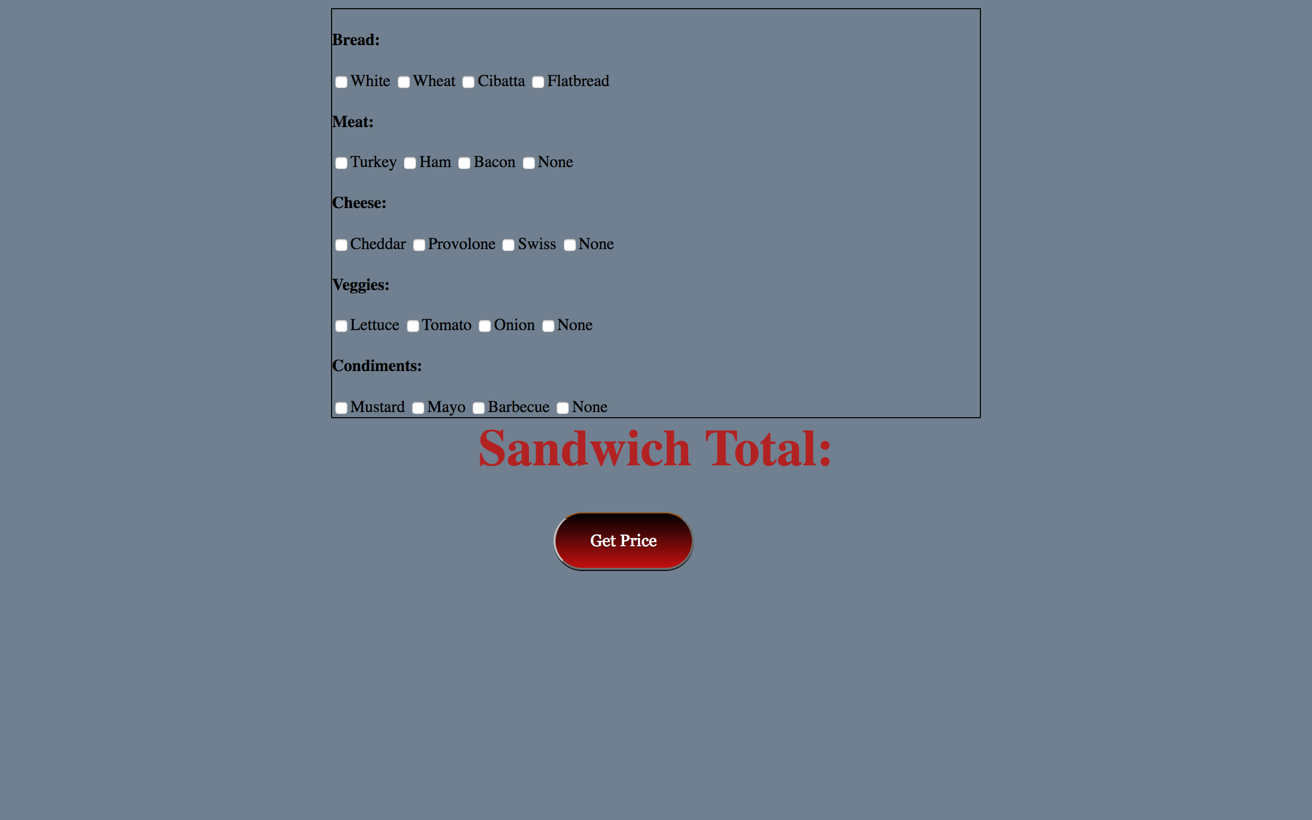 GitHub - ellisthomas/sandwich-maker