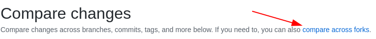 compare across forks