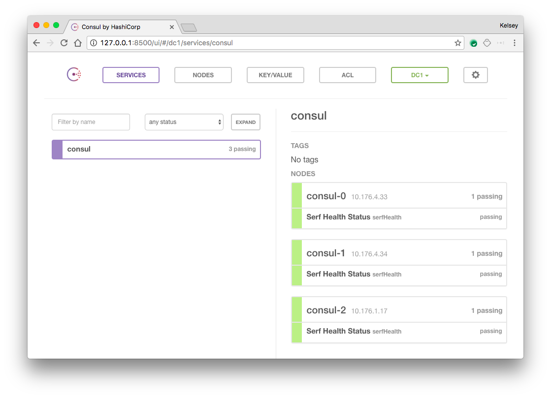 Image of Consul UI