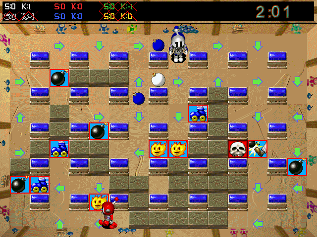 Ancient Egypt with arrow tiles