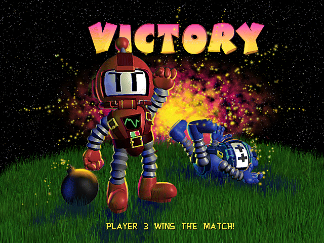 Victory screen
