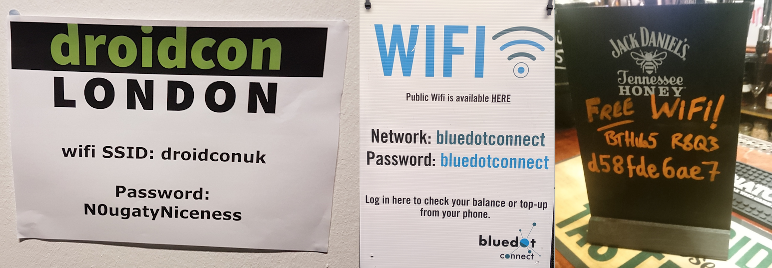 WiFi Signs