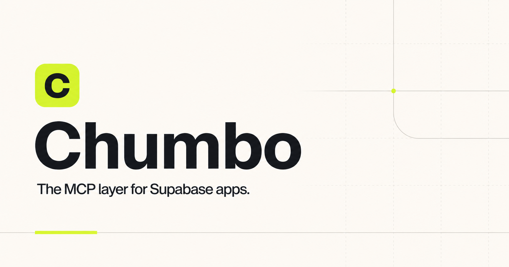 Chumbo – MCP made easy on Supabase.